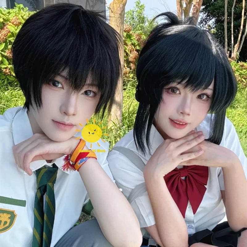Anime Cosplay Name - Premium Kostüm Anime Miyamizu Tachibana Your