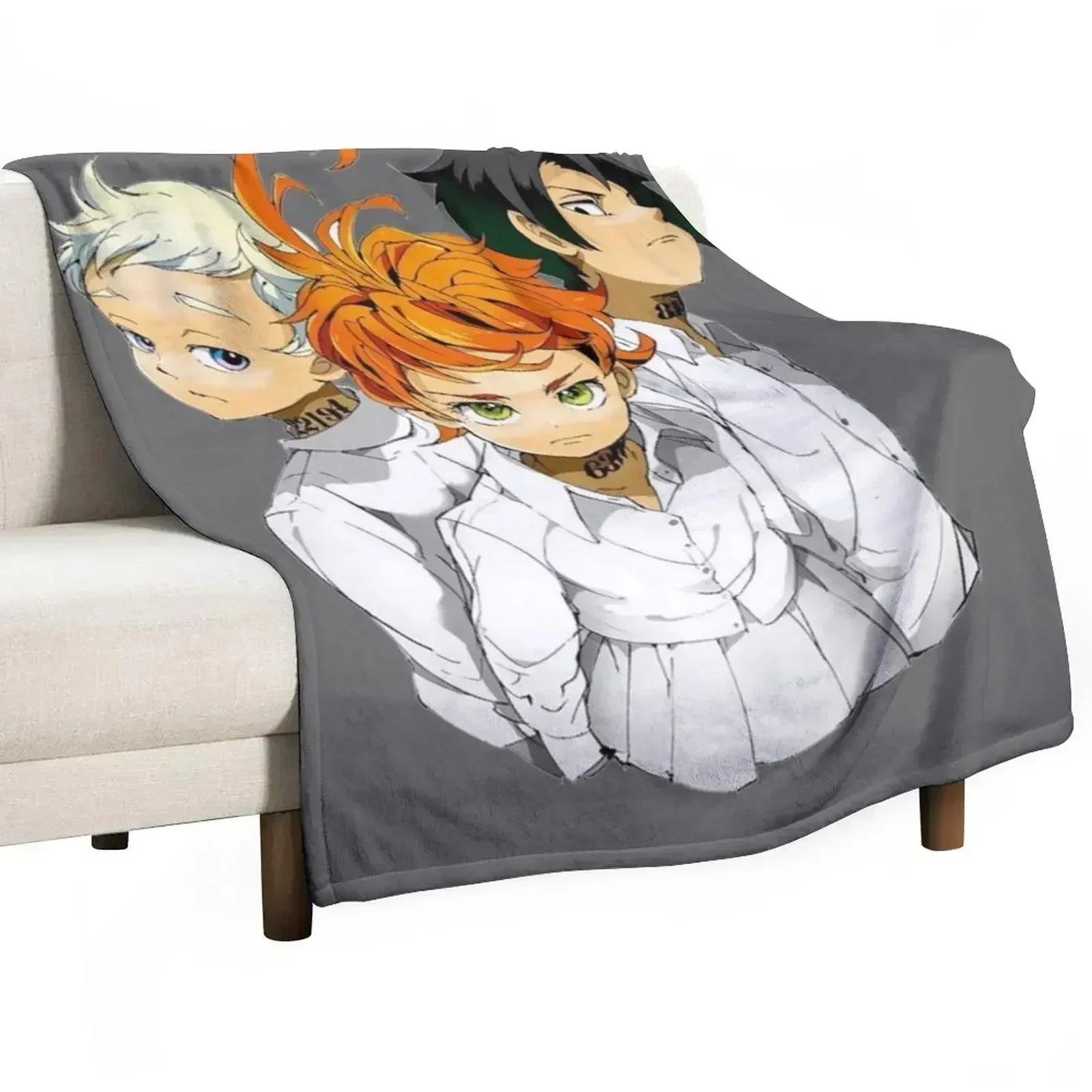 Anime Cosplay Idea - The Promised Neverland Throw Blanket Nap