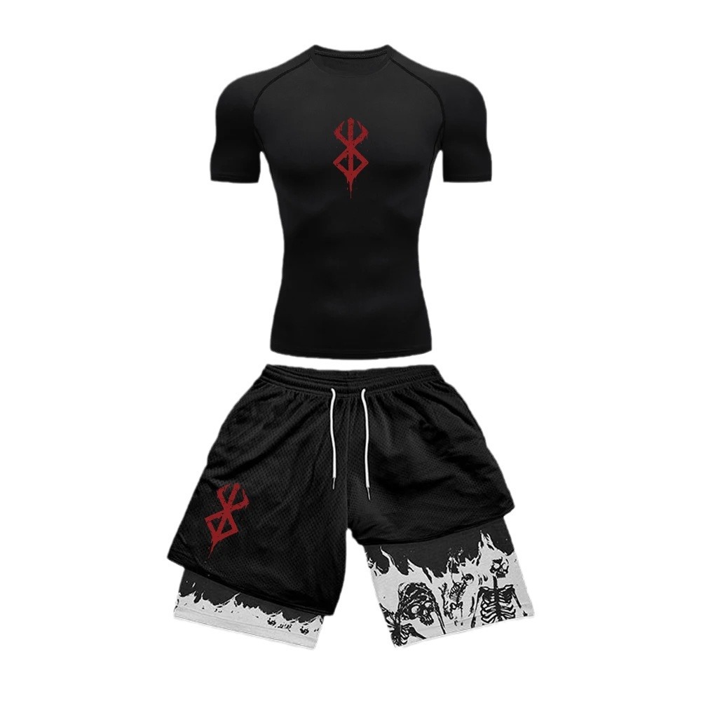 Quick Anime Cosplay - 2 adet/takım Berserk Anime spor takım