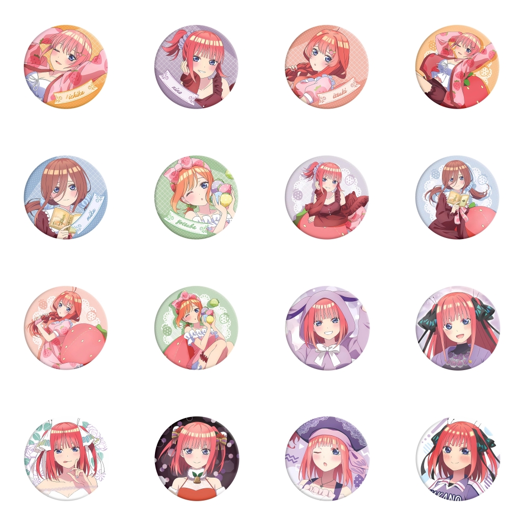 Quintuplets Anime Cosplay - 58mm Anime Özetin Özeti QuintupletsIchika Nino