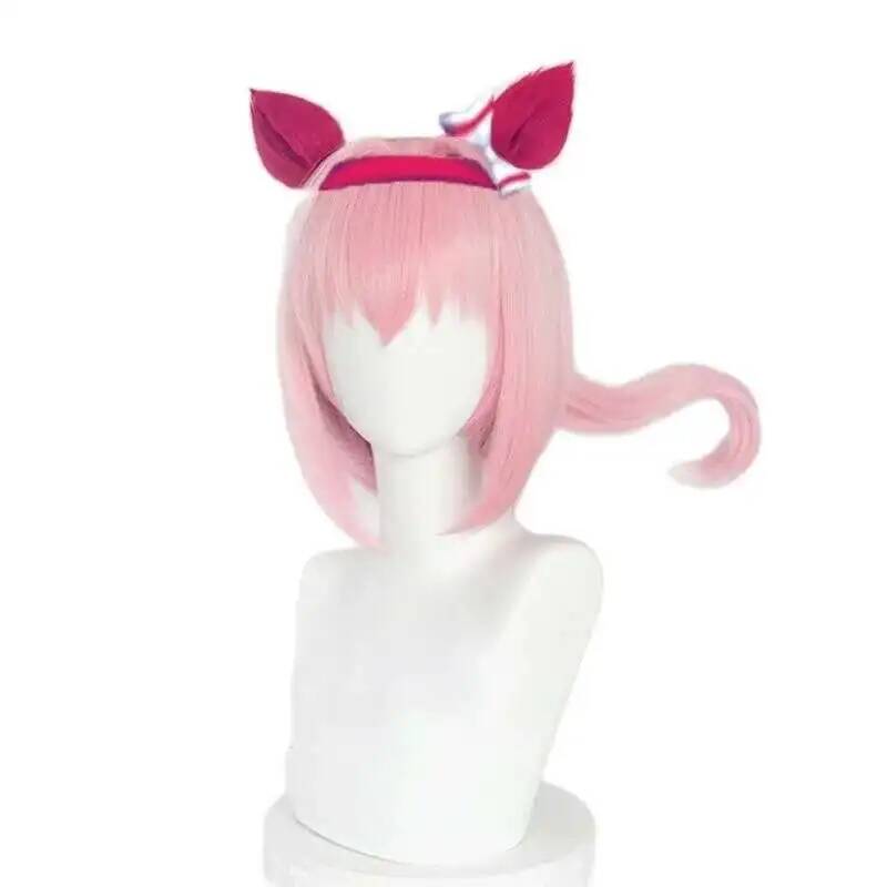 Anime Cosplay Wigs - Uma Musume Haru Urara Cosplay Peruk