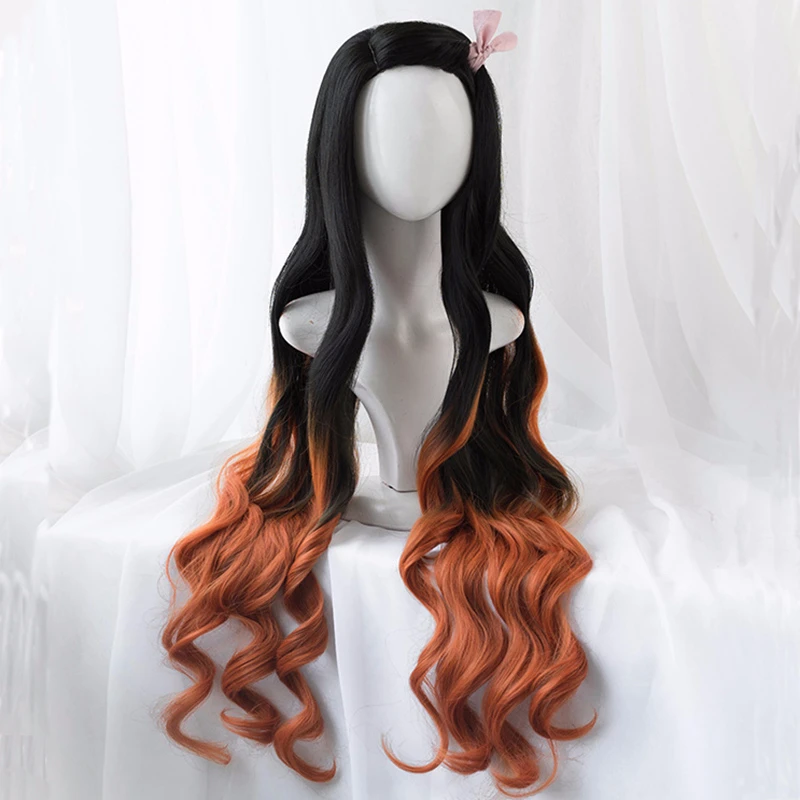 Kamado Nezuko Peruk Nezuko Cos - Anime Cosplay Realistic incelemesi ve fiyatı