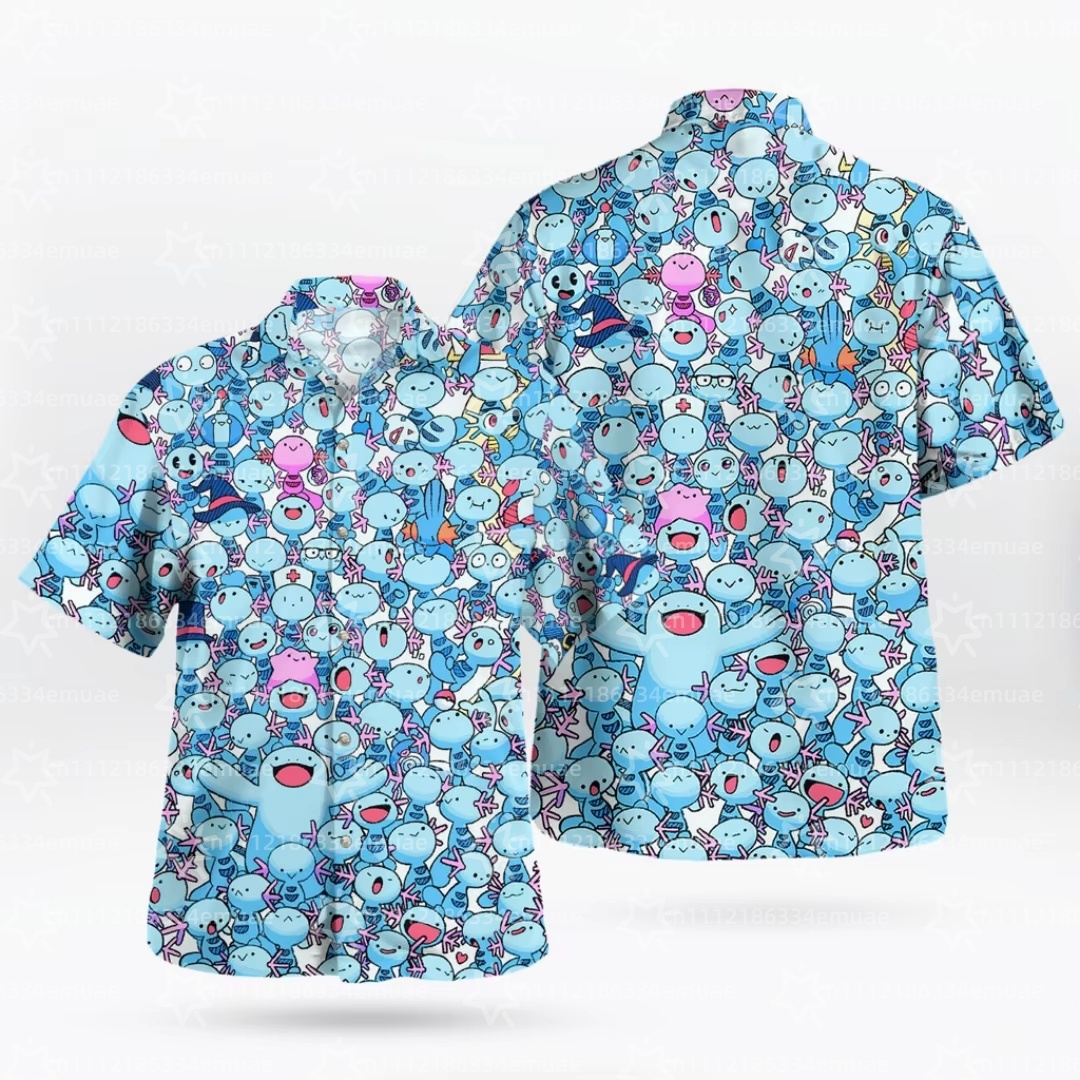 2026 Anime Mudkip Mavi Hawaii  - Quick Anime Cosplay incelemesi ve fiyatı