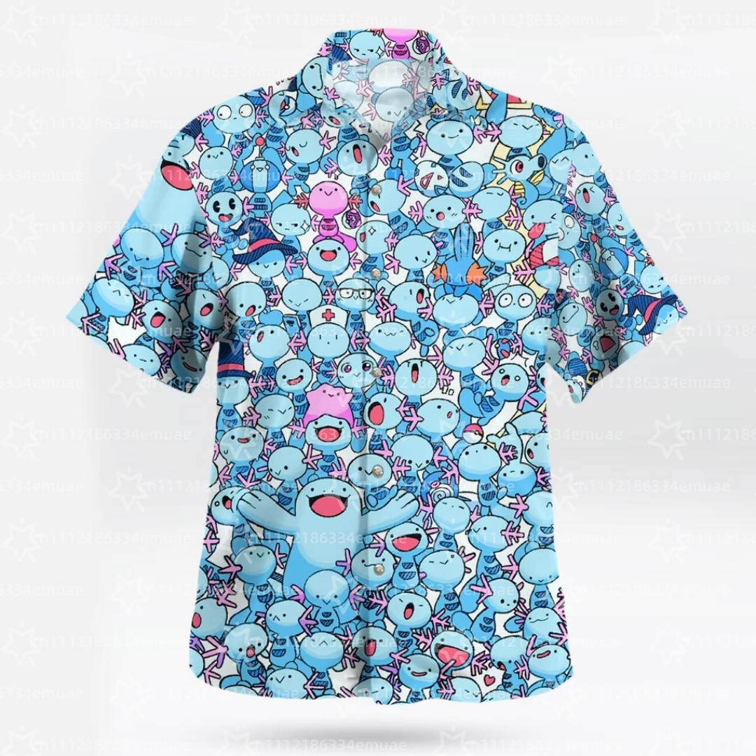 2026 Anime Mudkip Mavi Hawaii  - Quick Anime Cosplay incelemesi ve fiyatı