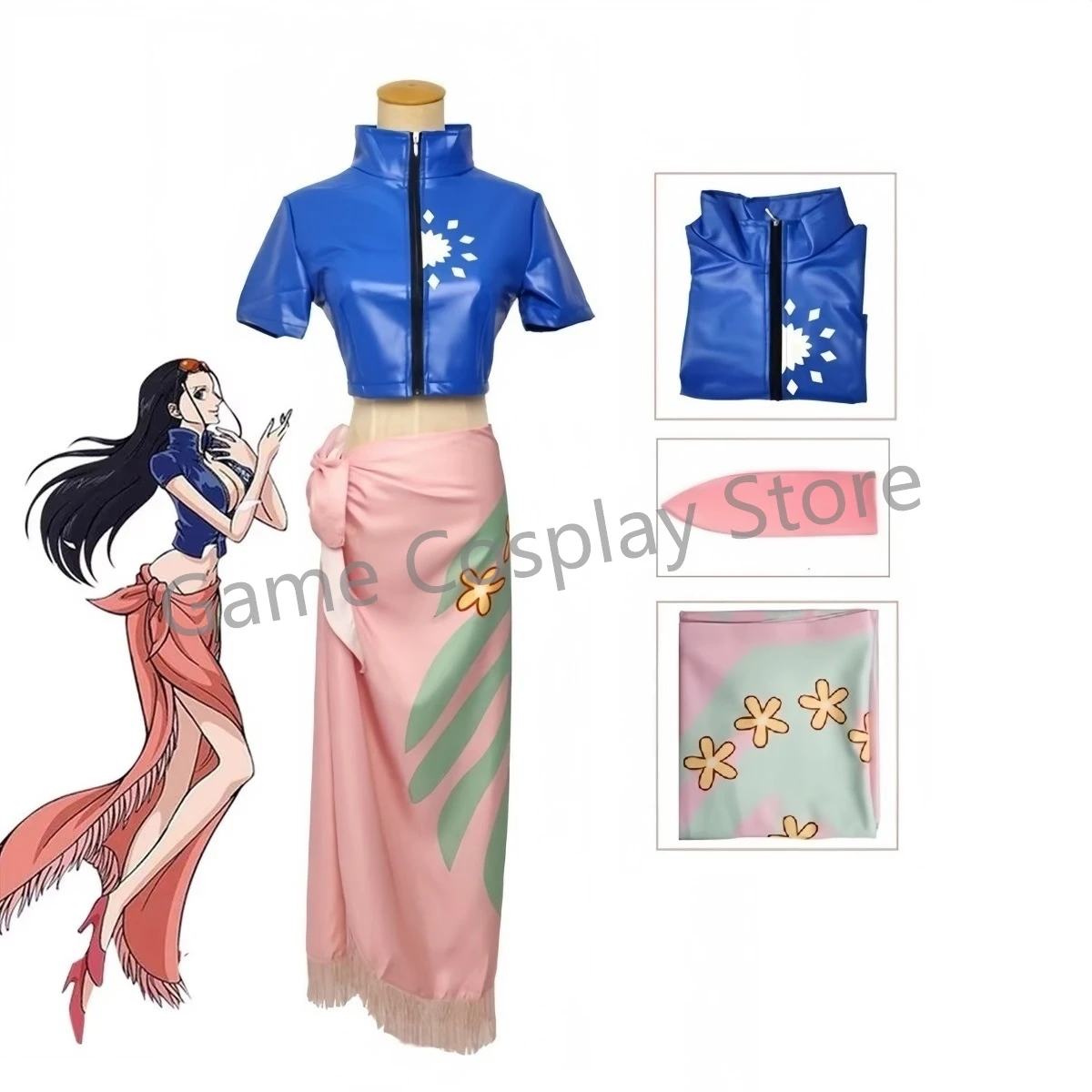 Nico Robin Cosplay kostüm kıya - Anime Cosplay Yor incelemesi ve fiyatı