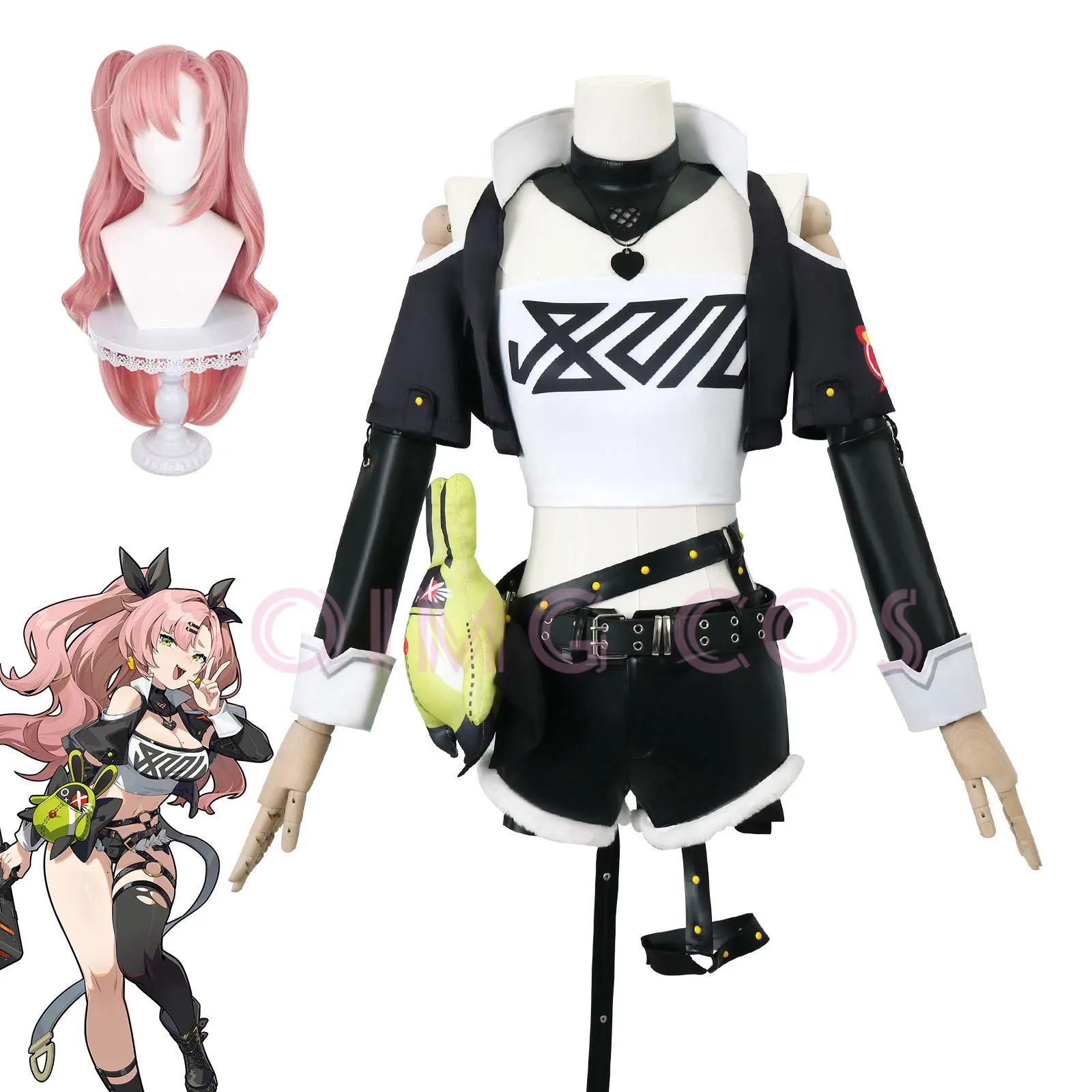 Nicole Demara Zenless Zone Zer - Anime Cosplay Wigs incelemesi ve fiyatı