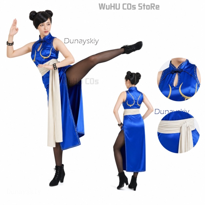 Yetişkin Seksi Sokak Chun Li C - Live Action Anime Cosplay incelemesi ve fiyatı