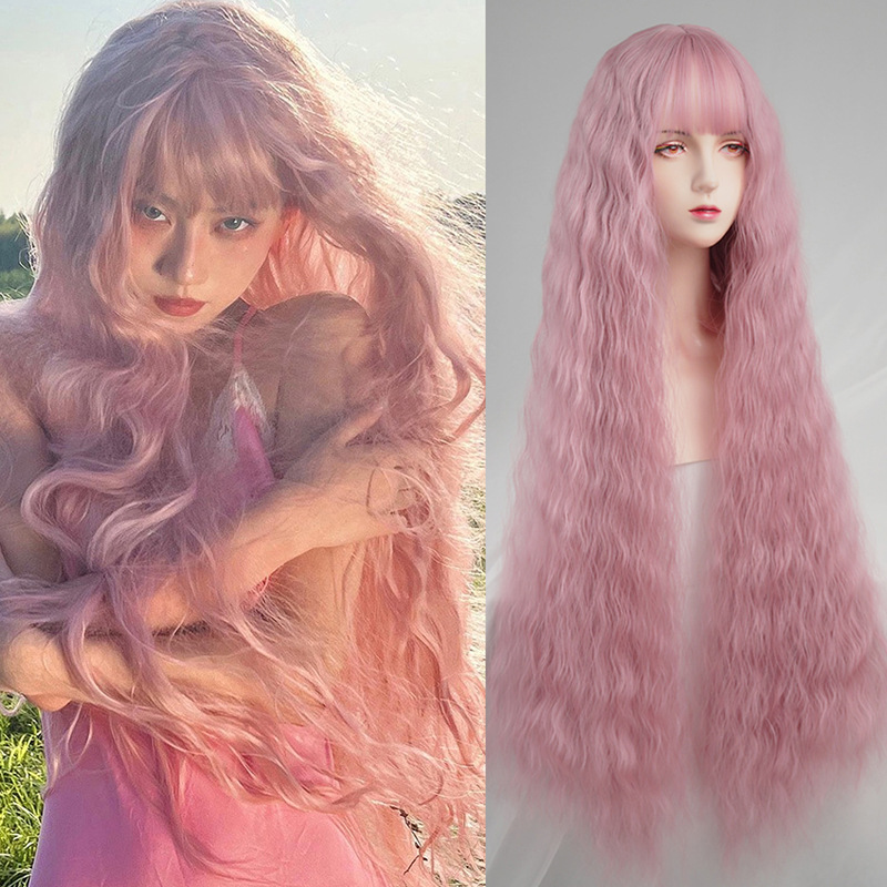 Ön Peruklu Uzun Su Dalgası Kıv - Anime Cosplay Realistic incelemesi ve fiyatı