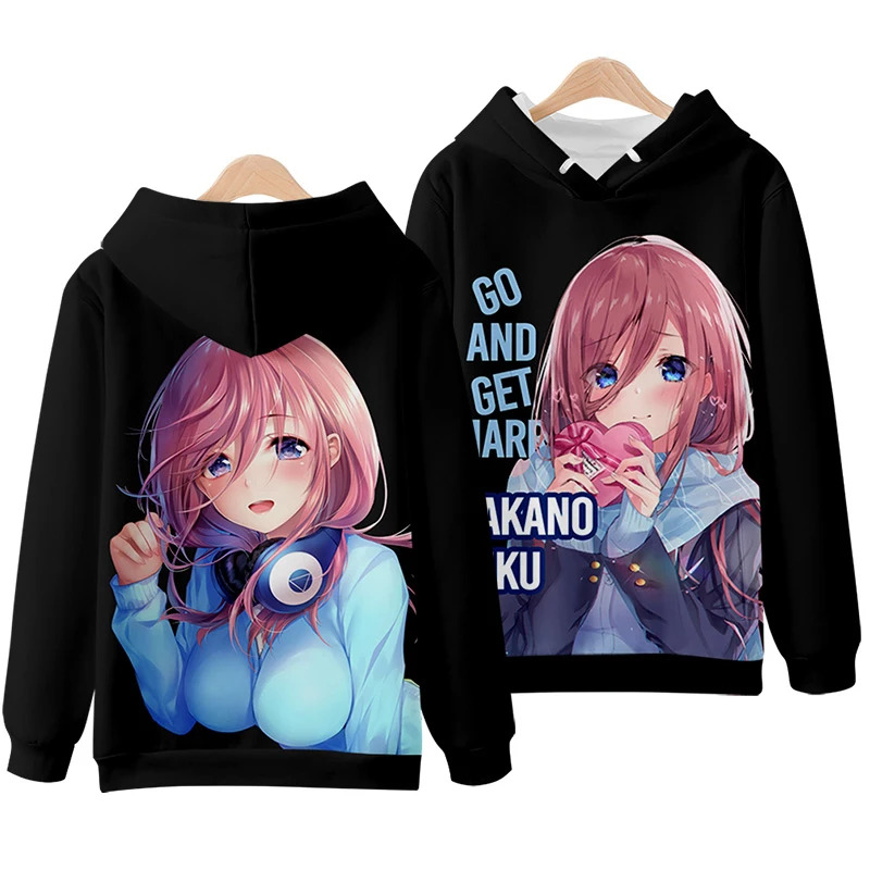 Vivi 2025 3D Kapüşonlu Üstler  - Quintuplets Anime Cosplay incelemesi ve fiyatı